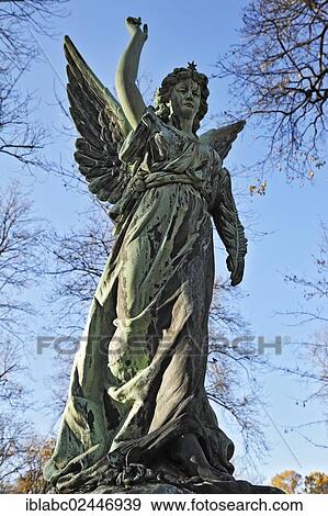"Angel statue on the Ostfriedhof or East Cemetery, Munich, Bavaria, Germany, Europe" View Large Photo Image Stock Photo - "Angel statue on the Ostfriedhof or East Cemetery, Munich, Bavaria, Germany, Europe". Fotosearch