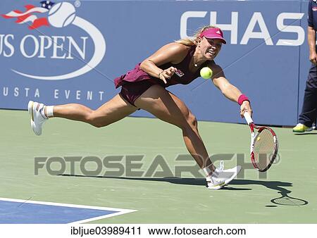 Stock Image - "Angelique Kerber, GER, US Open 2014, ITF Grand Slam Tennis Tournament, USTA Billie Jean King National Tennis Center, Flushing Meadows, New York, United States, North America". Fotosearch