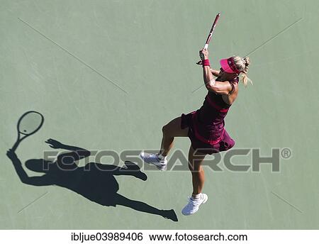 Stock Photograph - "Angelique Kerber, GER, US Open 2014, ITF Grand Slam Tennis Tournament, USTA Billie Jean King National Tennis Center, Flushing Meadows, New York, United States, North America". Fotosearch
