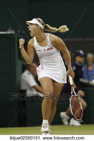 Stock Image - "Angelique Kerber, GER, Wimbledon Championships 2012 AELTC, ITF Grand Slam Tennis Tournament, London, England, United Kingdom, Europe". Fotosearch