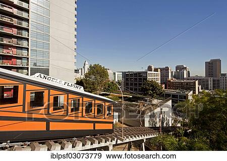 Stock Photo - "Angels Flight Railway, Los Angeles, California, United States, North America". Fotosearch