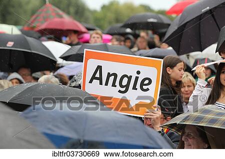 "Angie"""" poster at an election rally of the CDU, Koblenz, Rhineland-Palatinate, Germany, Europe" View Large Photo Image Stock Photo - "Angie"""" poster at an election rally of the CDU, Koblenz, Rhineland-Palatinate, Germany, Europe". Fotosearch