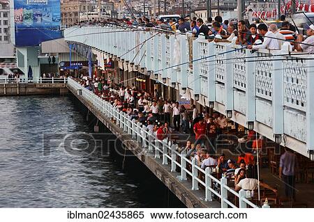 "Anglers and restaurants on the Galata Bridge, Golden Horn, Istanbul, european side, Turkey, Europe, PublicGround, Asia" View Large Photo Image Stock Photography - "Anglers and restaurants on the Galata Bridge, Golden Horn, Istanbul, european side, Turkey, Europe, PublicGround, Asia". Fotosearch