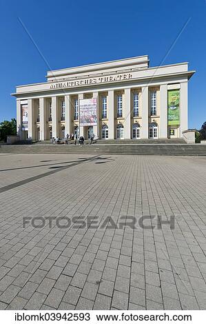 "Anhaltisches Theater, Dessau, Saxony-Anhalt, Germany, Europe" View Large Photo Image Stock Image - "Anhaltisches Theater, Dessau, Saxony-Anhalt, Germany, Europe". Fotosearch