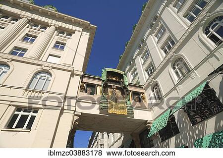 "Ankeruhr Clock in Ankerhof, by Franz von Matsch, Art Nouveau, 1913, Vienna, Vienna State, Austria, Europe" View Large Photo Image Stock Photo - "Ankeruhr Clock in Ankerhof, by Franz von Matsch, Art Nouveau, 1913, Vienna, Vienna State, Austria, Europe". Fotosearch