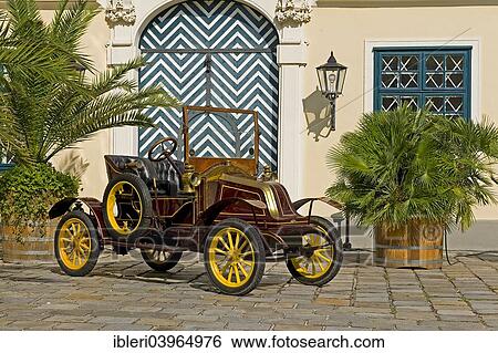 Stock Photograph - "Antique car, Renault AX, built in 1908". Fotosearch