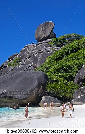 "Ao Kueak Beach and Sail Rock, Mu Ko Similan National Park, Thailand, Asia" View Large Photo Image Stock Image - "Ao Kueak Beach and Sail Rock, Mu Ko Similan National Park, Thailand, Asia". Fotosearch