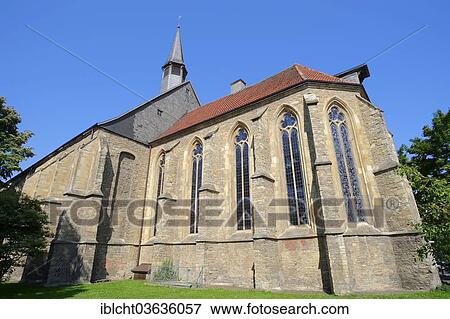 Stock Photo - "Apostelkirche church, Munster, Munsterland, Nordrhein-Westfalen, Germany, Europe". Fotosearch