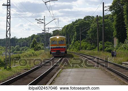 "Approaching train, Majori railway station, Jurmala, Latvia, Baltic states, Europe" View Large Photo Image Stock Photograph - "Approaching train, Majori railway station, Jurmala, Latvia, Baltic states, Europe". Fotosearch