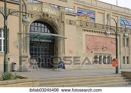 Stock Photograph - "Aquarium, Berlin Zoo, Olof-Palme-Platz square, Berlin, Germany, Europe". Fotosearch