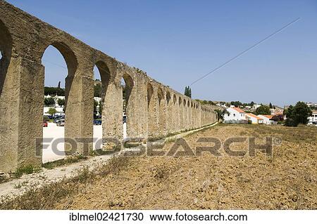Aqueduct, Castelo de Obidos, Obidos Castle, Obidos, Leiria District, Pinhal Litoral, Portugal, Europe View Large Photo Image Stock Image - Aqueduct, Castelo de Obidos, Obidos Castle, Obidos, Leiria District, Pinhal Litoral, Portugal, Europe. Fotosearch