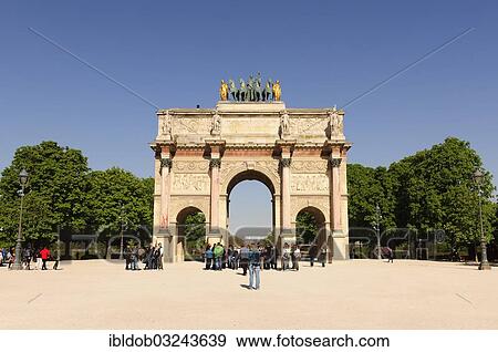 "Arc de Triomphe du Carrousel, Paris, Ile-de-France, France, Europe" View Large Photo Image Stock Photo - "Arc de Triomphe du Carrousel, Paris, Ile-de-France, France, Europe". Fotosearch