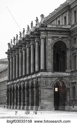 Stock Photo - "Arcades at the Hercules Hall of the Munich Residence, Hofgarten, Munich, Upper Bavaria, Bavaria, Germany, Europe". Fotosearch