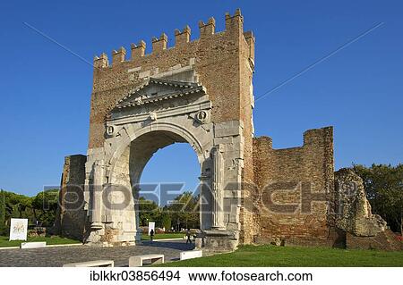 "Arch of Augustus, Rimini, Adriatic, Emilia-Romagna region, Italy, Europe" View Large Photo Image Picture - "Arch of Augustus, Rimini, Adriatic, Emilia-Romagna region, Italy, Europe". Fotosearch