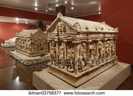 "Archaeological Museum, sarcophagus of Hercules from Perge, 2nd century AD, Antalya, Antalya Province, Turkey, Asia" View Large Photo Image Stock Photo - "Archaeological Museum, sarcophagus of Hercules from Perge, 2nd century AD, Antalya, Antalya Province, Turkey, Asia". Fotosearch