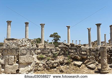 "Archaeological site, ancient city, columns of the gymnasium, Salamis, bei Famagusta, Gazimagusa, Ammochostos, Turkische Republik Nordzypern, Cyprus, Europe" View Large Photo Image Stock Photo - "Archaeological site, ancient city, columns of the gymnasium, Salamis, bei Famagusta, Gazimagusa, Ammochostos, Turkische Republik Nordzypern, Cyprus, Europe". Fotosearch