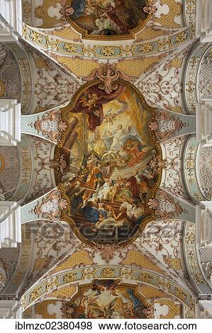 "Arched ceiling of Heilig-Geist-Kirche church, one of the oldest churches in Munich, 1724-30 converted into a Baroque-style church, ceiling fresco by the Asam Brothers, Praelat-Miller-Weg street 3, Munich, Bavaria, Germany, Europe" View Large Photo Image Stock Photo - "Arched ceiling of Heilig-Geist-Kirche church, one of the oldest churches in Munich, 1724-30 converted into a Baroque-style church, ceiling fresco by the Asam Brothers, Praelat-Miller-Weg street 3, Munich, Bavaria, Germany, Europe". Fotosearch