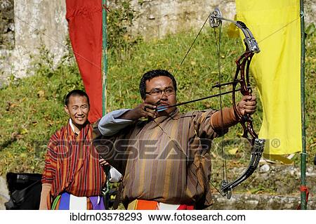 "Archer, Trongsa, Trongsa District, Bhutan, Asia" View Large Photo Image Stock Image - "Archer, Trongsa, Trongsa District, Bhutan, Asia". Fotosearch