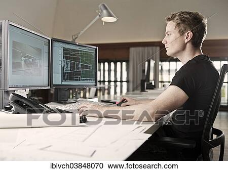 "Architect planning on a computer, Innsbruck, Tyrol, Austria, Europe" View Large Photo Image Stock Image - "Architect planning on a computer, Innsbruck, Tyrol, Austria, Europe". Fotosearch