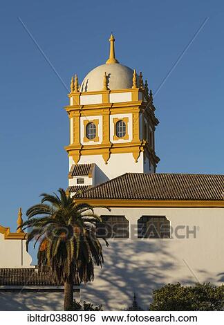 Stock Photograph - "Architectural detail of the Academy of Dance, Conservatorio de Danza, Seville, Seville province, Andalusia, Spain, Europe". Fotosearch