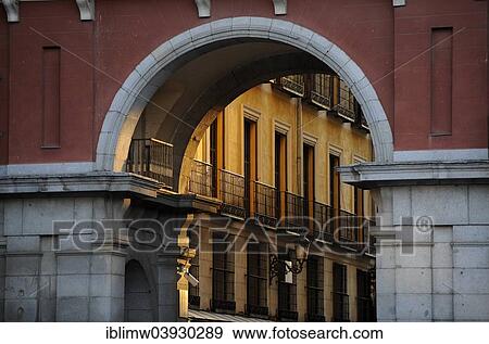 "Archway to Plaza Mayor, Madrid, Spain, Europe" View Large Photo Image Stock Photo - "Archway to Plaza Mayor, Madrid, Spain, Europe". Fotosearch