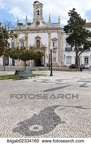 Stock Image - "Arco da Vila, Village Arch, Faro, Algarve, Portugal, Europe". Fotosearch