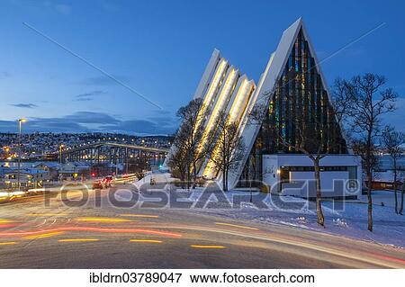 "Arctic Cathedral, architect Jan Inge Hovig, Tromso, Troms, Norway, Europe" View Large Photo Image Stock Photo - "Arctic Cathedral, architect Jan Inge Hovig, Tromso, Troms, Norway, Europe". Fotosearch