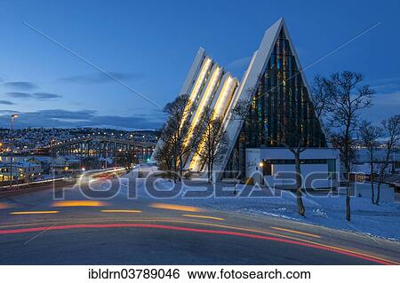 "Arctic Cathedral, architect Jan Inge Hovig, Tromso, Troms, Norway, Europe" View Large Photo Image Stock Photograph - "Arctic Cathedral, architect Jan Inge Hovig, Tromso, Troms, Norway, Europe". Fotosearch