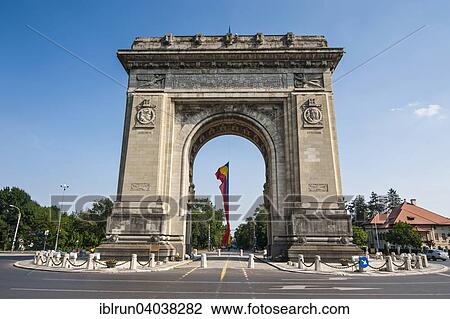 "Arcul de Triumf, triumphal arch, Bucharest, Romania, Europe" View Large Photo Image Stock Image - "Arcul de Triumf, triumphal arch, Bucharest, Romania, Europe". Fotosearch