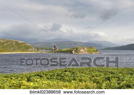 "Ardvreck Castle on a peninsula in Loch Assynt, county of Sutherland, Scotland, United Kingdom, Europe" View Large Photo Image Stock Photo - "Ardvreck Castle on a peninsula in Loch Assynt, county of Sutherland, Scotland, United Kingdom, Europe". Fotosearch