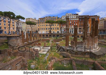"Area Sacra temple precincts, Largo di Torre Argentina square, Rome, Lazio, Italy, Europe" View Large Photo Image Stock Photo - "Area Sacra temple precincts, Largo di Torre Argentina square, Rome, Lazio, Italy, Europe". Fotosearch