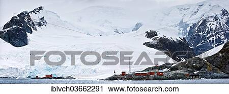 "Argentine research station, Antarctic Peninsula, Antarctica" View Large Photo Image Stock Image - "Argentine research station, Antarctic Peninsula, Antarctica". Fotosearch