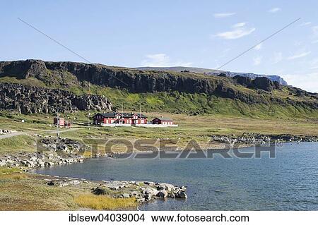 Picture - "Arktisk Station, Arctic Station, Qeqertarsuaq, Greenland, North America". Fotosearch