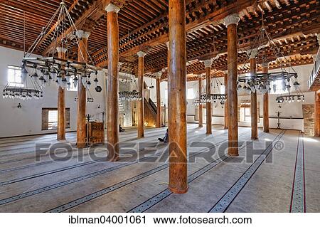 Stock Image - "Arslanhane Camii or Ahi Serafettin Camii, Arslanhane Mosque, historic city centre, Ankara, Central Anatolia Region, Anatolia, Turkey, Asia". Fotosearch