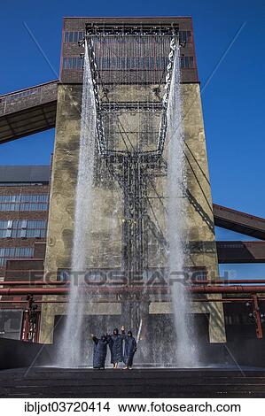"Art installation in front of the coal bunkers of the Zollverein, or German Customs Union, """"rAndom International: Tower - Instant Structure for Shaft XII - Urban Arts Ruhr"""", Ruhr Triennale 2013, Essen, North Rhine-Westphalia, Germany, Europe" View Large Photo Image Picture - "Art installation in front of the coal bunkers of the Zollverein, or German Customs Union, """"rAndom International: Tower - Instant Structure for Shaft XII - Urban Arts Ruhr"""", Ruhr Triennale 2013, Essen, North Rhine-Westphalia, Germany, Europe". Fotosearch