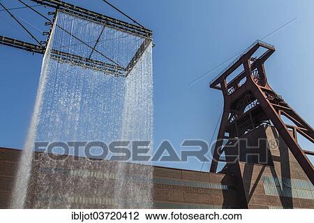 "Art installation in front of the coal bunkers of the Zollverein, or German Customs Union, """"rAndom International: Tower - Instant Structure for Shaft XII - Urban Arts Ruhr"""", Ruhr Triennale 2013, Essen, North Rhine-Westphalia, Germany, Europe" View Large Photo Image Stock Image - "Art installation in front of the coal bunkers of the Zollverein, or German Customs Union, """"rAndom International: Tower - Instant Structure for Shaft XII - Urban Arts Ruhr"""", Ruhr Triennale 2013, Essen, North Rhine-Westphalia, Germany, Europe". Fotosearch