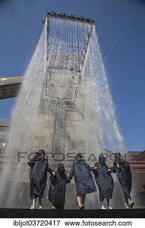 "Art installation in front of the coal bunkers of the Zollverein """"rAndom International: Tower - Instant Structure for Shaft XII - Urban Arts Ruhr"""", Ruhr Triennale 2013, Essen, North Rhine-Westphalia, Germany, Europe" View Large Photo Image Stock Photo - "Art installation in front of the coal bunkers of the Zollverein """"rAndom International: Tower - Instant Structure for Shaft XII - Urban Arts Ruhr"""", Ruhr Triennale 2013, Essen, North Rhine-Westphalia, Germany, Europe". Fotosearch