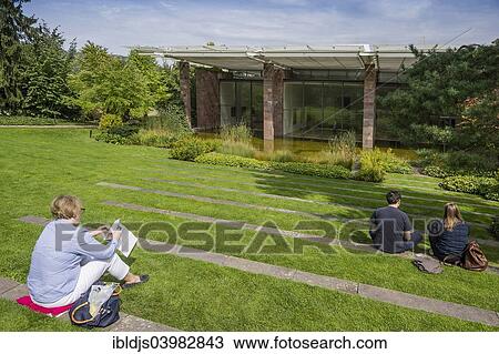 Stock Image - "Art Museum, Fondation Beyeler, Riehen, Canton of Basel-Stadt, Switzerland, Europe". Fotosearch