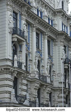 "Art Nouveau building, Stockholm School of Economics, Strelnieku iela 4a, Riga, Latvia, Baltic States, Europe" View Large Photo Image Stock Photograph - "Art Nouveau building, Stockholm School of Economics, Strelnieku iela 4a, Riga, Latvia, Baltic States, Europe". Fotosearch