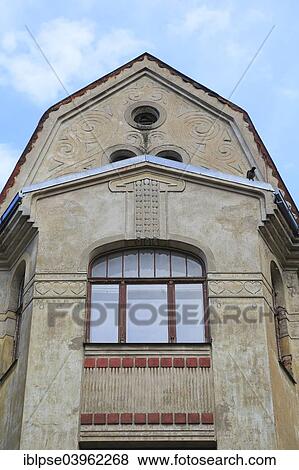 "Art Nouveau facade of the house Vilandes iela 4, architect Konstantins Peksens, Riga, Latvia, Europe" View Large Photo Image Stock Photo - "Art Nouveau facade of the house Vilandes iela 4, architect Konstantins Peksens, Riga, Latvia, Europe". Fotosearch