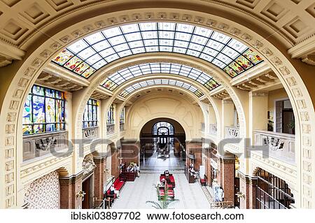 "Art Nouveau hall, Gellert Thermal Baths, Budapest, Hungary, Europe" View Large Photo Image Stock Image - "Art Nouveau hall, Gellert Thermal Baths, Budapest, Hungary, Europe". Fotosearch