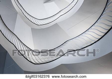 Artfully curved staircase View Large Photo Image Stock Photograph - Artfully curved staircase. Fotosearch