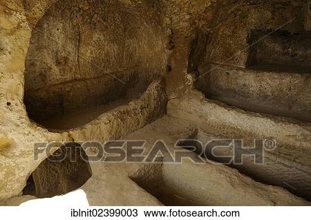 "Artificial cave in the cliff, beach of Matala, Crete, Greece, Europe" View Large Photo Image Stock Image - "Artificial cave in the cliff, beach of Matala, Crete, Greece, Europe". Fotosearch
