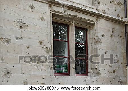 "Artillery bullet holes from the Second World War, on the facade of the Palace of Justice, Rouen, Departement Seine-Maritime, Haute-Normandie region, France, Europe" View Large Photo Image Stock Photography - "Artillery bullet holes from the Second World War, on the facade of the Palace of Justice, Rouen, Departement Seine-Maritime, Haute-Normandie region, France, Europe". Fotosearch