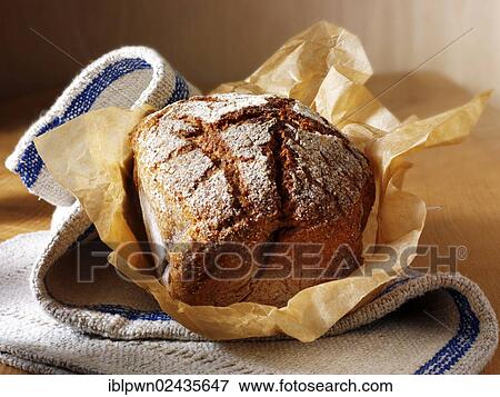 Artisan organic deli rye loaf View Large Photo Image Stock Photo - Artisan organic deli rye loaf. Fotosearch