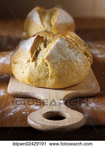 Artisan organic Pain Au Levain loaf View Large Photo Image Stock Image - Artisan organic Pain Au Levain loaf. Fotosearch