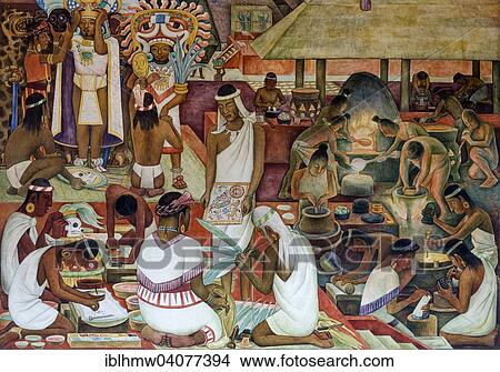 "Artisans, colourful fresco paintings by Diego Rivera in the arcades of the Palacio Nacional, National Palace, Zoccalo, Mexico City, Mexico, North America" View Large Photo Image Picture - "Artisans, colourful fresco paintings by Diego Rivera in the arcades of the Palacio Nacional, National Palace, Zoccalo, Mexico City, Mexico, North America". Fotosearch