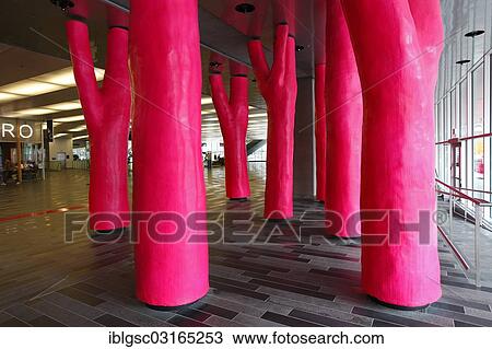 "Artwork, The Lipstick Forest, at the Palais des congres de Montreal convention center, Montreal, Quebec Province, Canada, North America" View Large Photo Image Stock Image - "Artwork, The Lipstick Forest, at the Palais des congres de Montreal convention center, Montreal, Quebec Province, Canada, North America". Fotosearch