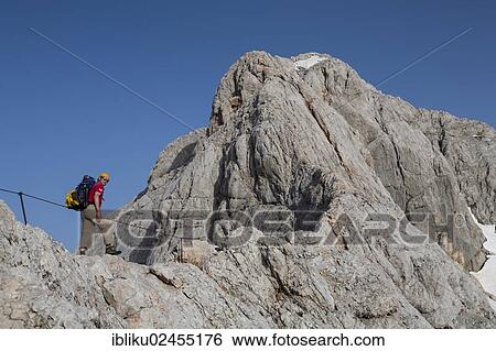 "Ascent along the regular route to Triglav Mountain, Triglav National Park, Slovenia, Europe" View Large Photo Image Stock Photograph - "Ascent along the regular route to Triglav Mountain, Triglav National Park, Slovenia, Europe". Fotosearch