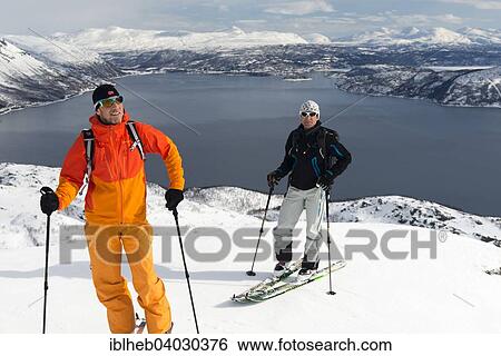 "Ascent on skis to the Langlitinden, Island Andorja, Troms, Norway, Europe" View Large Photo Image Stock Photograph - "Ascent on skis to the Langlitinden, Island Andorja, Troms, Norway, Europe". Fotosearch